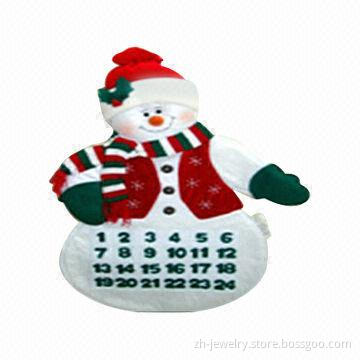 Christmas wall calendary, welcome ODM & OEM order